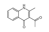 3-Acetyl-2-methyl-1H-quinolin-4-one结构式