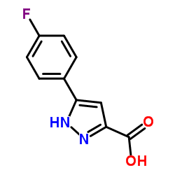 5-(4-Fluorophenyl)-1H-pyrazole-3-carboxylic acid Structure