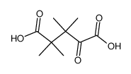 2,2,3,3-tetramethyl-4-oxo-glutaric acid Structure
