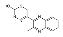 5-(3-methylquinoxalin-2-yl)-3,6-dihydro-1,3,4-thiadiazin-2-one结构式