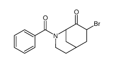 6-benzoyl-3-bromo-6-azabicyclo[3.3.1]nonan-4-one结构式