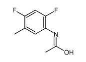 N-(2,4-difluoro-5-methylphenyl)acetamide结构式