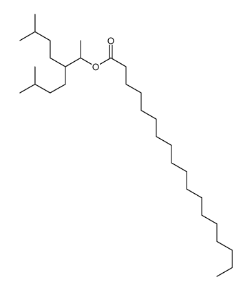[6-methyl-3-(3-methylbutyl)heptan-2-yl] octadecanoate结构式
