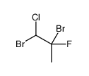 1,2-Dibromo-1-chloro-2-fluoropropane Structure