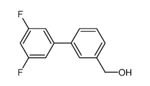 3-(3,5-Difluorophenyl)benzyl alcohol结构式