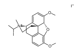 (3R,4R,7aR,12bS)-3-isopropyl-7,9-dimethoxy-3-methyl-2,3,4,7a-tetrahydro-1H-4,12-methanobenzofuro[3,2-e]isoquinolin-3-ium iodide Structure