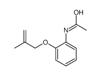 N-[2-(2-methylprop-2-enoxy)phenyl]acetamide结构式