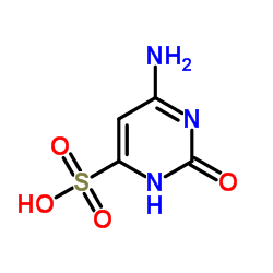 6-Amino-2-hydroxypyrimidine-4-sulfonic acid结构式