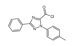 2-(4-methylphenyl)-5-phenyl-1,2,4-triazole-3-carbonyl chloride结构式