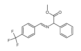 methyl N-p-trifluoromethylbenzylidenephenylglycinate Structure