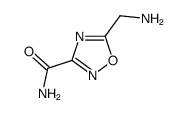 5-(aminomethyl)-1,2,4-oxadiazole-3-carboxamide(SALTDATA: 0.77HCl 0.2H2O 0.01Ph3PO)结构式