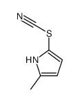 Thiocyanic acid, 5-methylpyrrol-2-yl ester (7CI) Structure