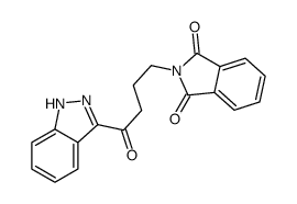 2-[4-(1H-indazol-3-yl)-4-oxobutyl]isoindole-1,3-dione结构式