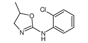N-(2-chlorophenyl)-5-methyl-4,5-dihydro-1,3-oxazol-2-amine结构式