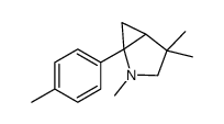 2,4,4-trimethyl-1-(4-methylphenyl)-2-azabicyclo[3.1.0]hexane结构式