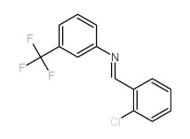 1-(2-chlorophenyl)-N-[3-(trifluoromethyl)phenyl]methanimine结构式