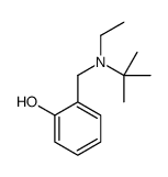 2-[[tert-butyl(ethyl)amino]methyl]phenol结构式