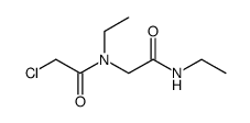 Acetamide, 2-chloro-N-ethyl-N-[2-(ethylamino)-2-oxoethyl]结构式