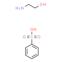 benzenesulphonic acid, compound with 2-aminoethanol (1:1) Structure