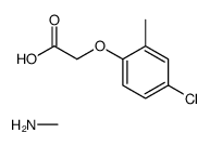 (p-chloro-o-methylphenoxy)acetic acid, compound with methylamine (1:1) structure