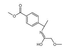 methyl 4-[(1R)-1-[(2-methoxyacetyl)amino]ethyl]benzoate Structure