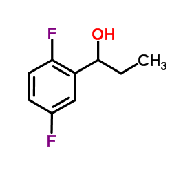 1-(2,5-Difluorophenyl)-1-propanol Structure