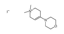 4-(1,1-dimethyl-3,6-dihydro-2H-pyridin-1-ium-4-yl)morpholine,iodide Structure