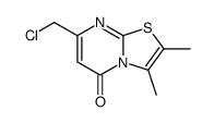 7-chloromethyl-2,3-dimethyl-5H-thiazolo<3,2-a>pyrimidine-5-one结构式
