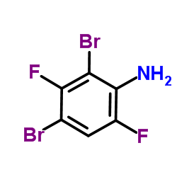 2,4-Dibromo-3,6-difluoroaniline structure