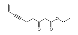 3-oxo-non-8-en-6-ynoic acid ethyl ester Structure