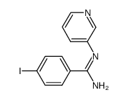 (E)-4-iodo-N'-(pyridin-3-yl)benzamidine Structure