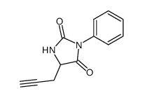 3-phenyl-5-prop-2-ynyl-imidazolidine-2,4-dione结构式