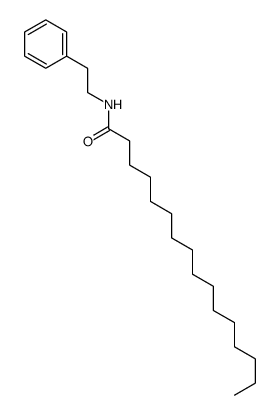 Hexadecanamide, N-(2-phenylethyl)-结构式