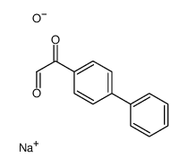 4-Biphenylglyoxal, monosodium bisulphite结构式