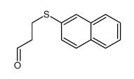 3-naphthalen-2-ylsulfanylpropanal结构式