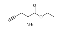 ethyl 2-amino-4-pentynoate Structure