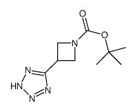 tert-butyl 3-(2H-tetrazol-5-yl)azetidine-1-carboxylate Structure