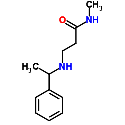 N-Methyl-N3-(1-phenylethyl)-β-alaninamide结构式