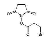 1-[(3-Bromopropanoyl)oxy]-2,5-pyrrolidinedione Structure