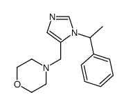 4-[[3-(1-phenylethyl)imidazol-4-yl]methyl]morpholine Structure
