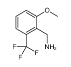 [2-methoxy-6-(trifluoromethyl)phenyl]methanamine结构式