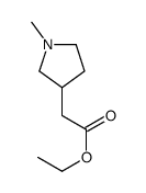 Ethyl 2-(1-methylpyrrolidin-3-yl)acetate Structure