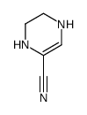 1,4,5,6-Tetrahydro-2-pyrazinecarbonitrile Structure