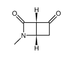 2-Azabicyclo[2.2.0]hexane-3,5-dione,2-methyl-(9CI) structure