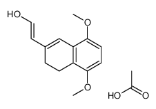 acetic acid,2-(5,8-dimethoxy-3,4-dihydronaphthalen-2-yl)ethenol Structure