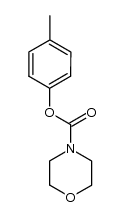 morpholine-4-carboxylic acid p-tolyl ester结构式