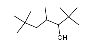 2,2,4,6,6-pentamethyl-heptan-3-ol结构式