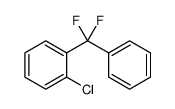 1-chloro-2-[difluoro(phenyl)methyl]benzene Structure