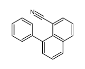 8-phenylnaphthalene-1-carbonitrile结构式
