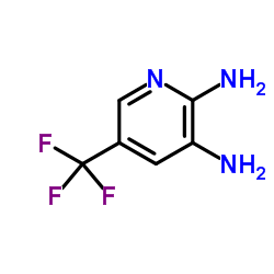 2,3-二氨基-5-三氟甲基吡啶结构式